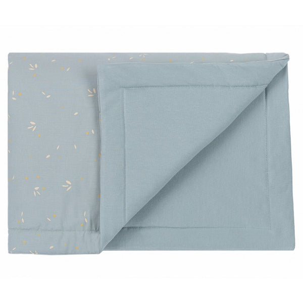 Couverture en Coton Bio Laponia - Willow Soft Blue