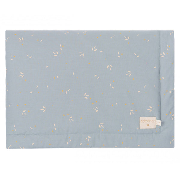 Couverture en Coton Bio Laponia - Willow Soft Blue