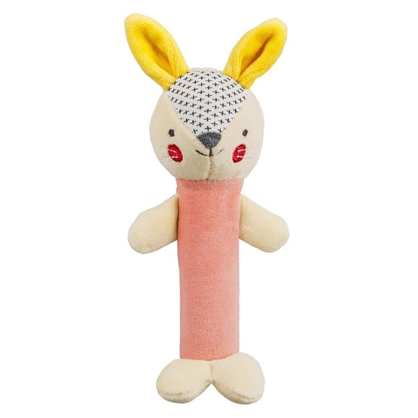 Hochet Lapin Pouet-Pouet en Coton Bio