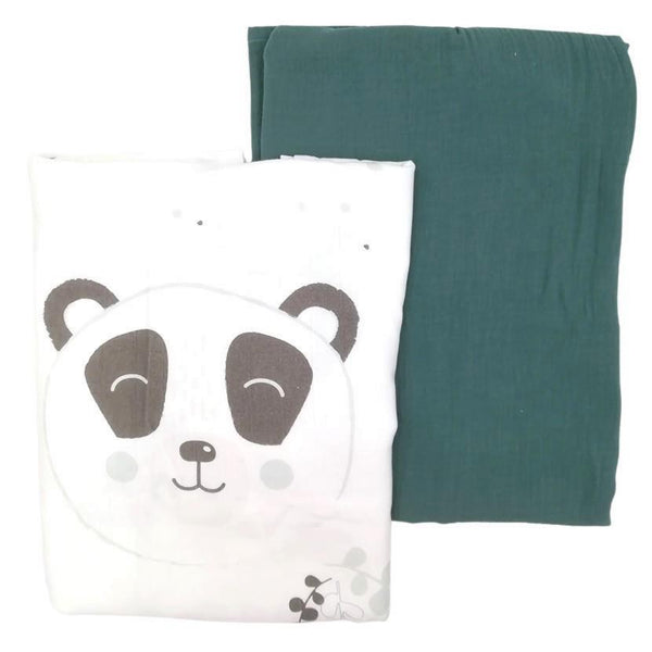 Lot de 2 Maxi Langes Bio Panda